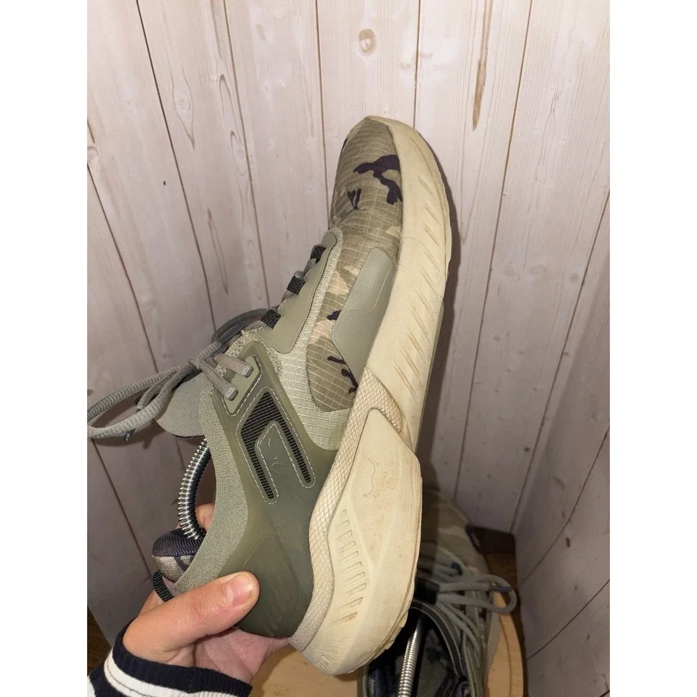 Under Armour Men's Olive Camo Athletic Sneakers